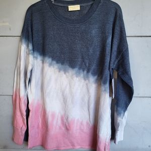 Multi-colored long top